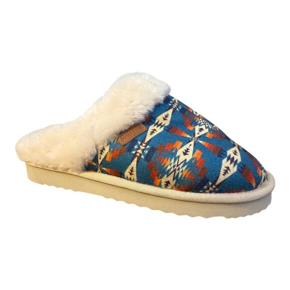 Pendleton Tucson Shearling Lined Scuff Slipper EUC Women size 11 - Picture 1 of 6